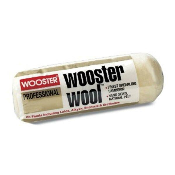 Wooster RR632 9 in. Wool 0.5 in. Nap Roller Cover 28728